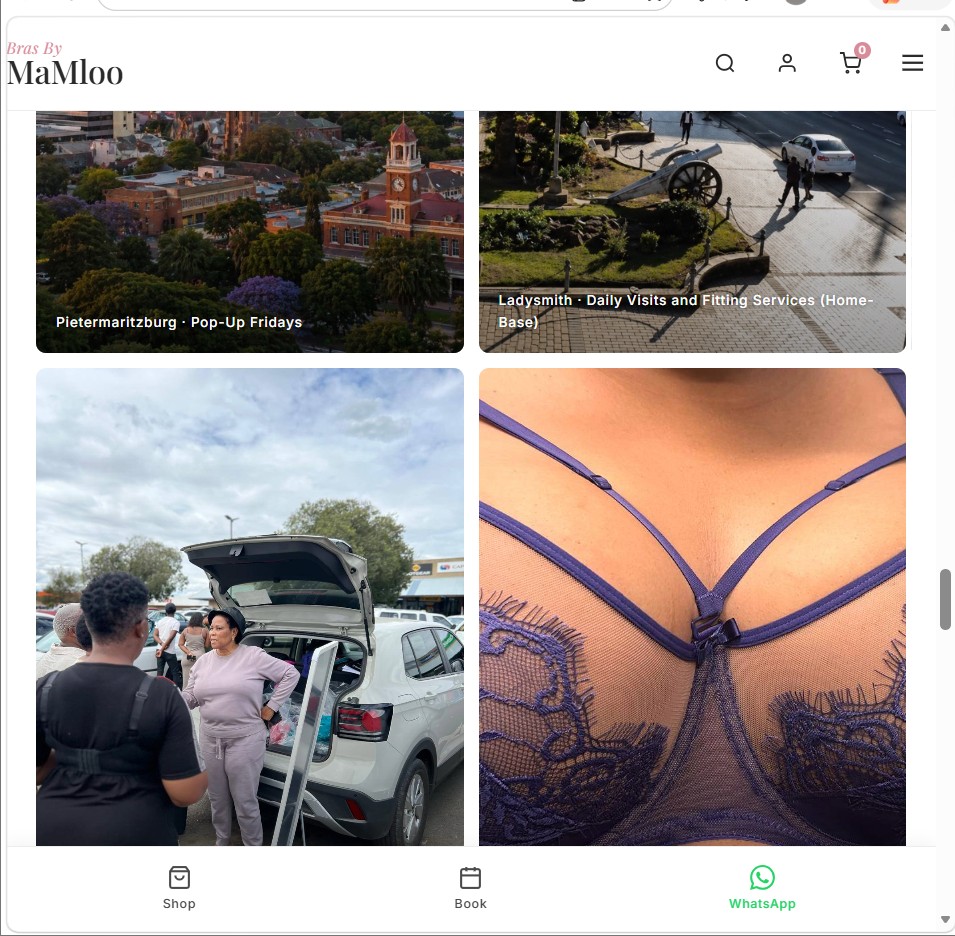 Bras By MaMloo glassmorphism aesthetic UI design elements